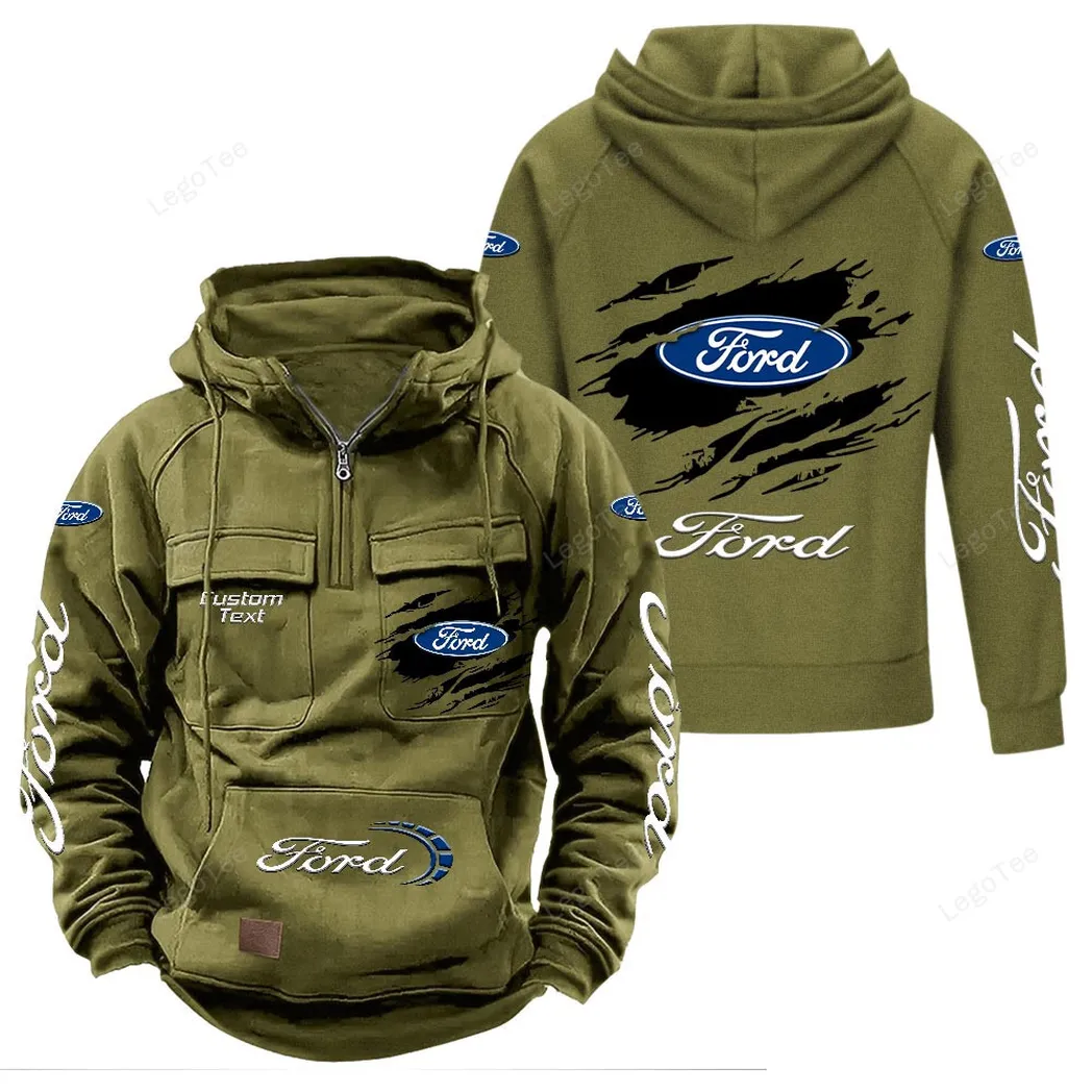 Pickup Legend Tactical Quarter-Zip Hoodie, Classic Rider Quarter-Zip CAR122 - Army Green