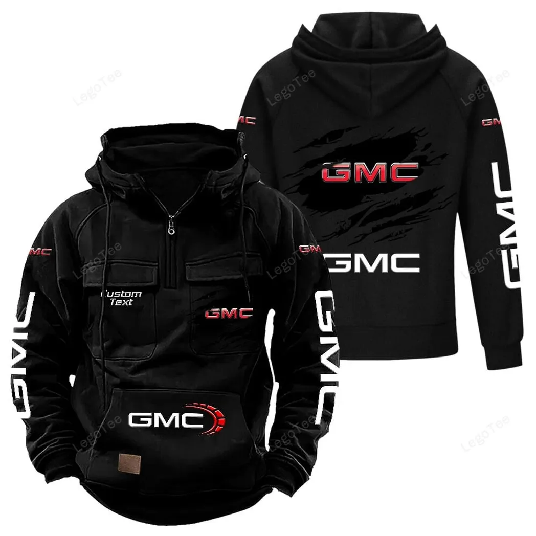 American Truck Tactical Quarter-Zip Hoodie, Racing Spirit Tactical Hoodie CAR122 - Black