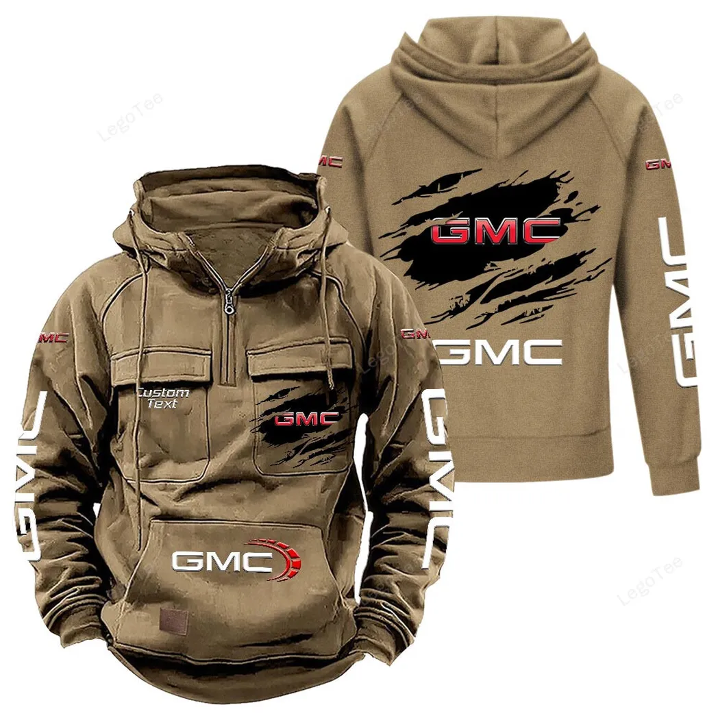 Utility Vehicle Tactical Quarter-Zip Hoodie, Car Culture Tactical Gear CAR122 - Khaki