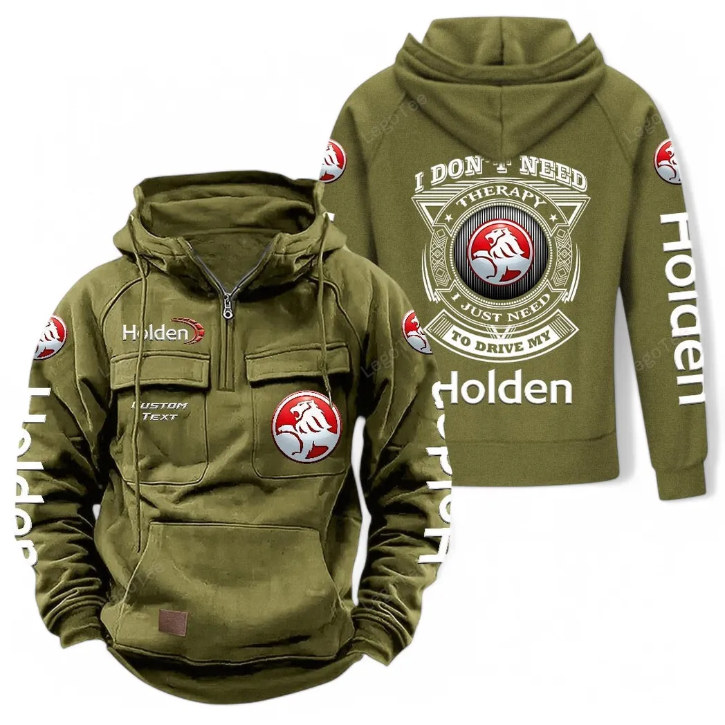 Compact Sedan Tactical Quarter-Zip Hoodie, Car Culture Tactical Gear CAR106 - Army Green