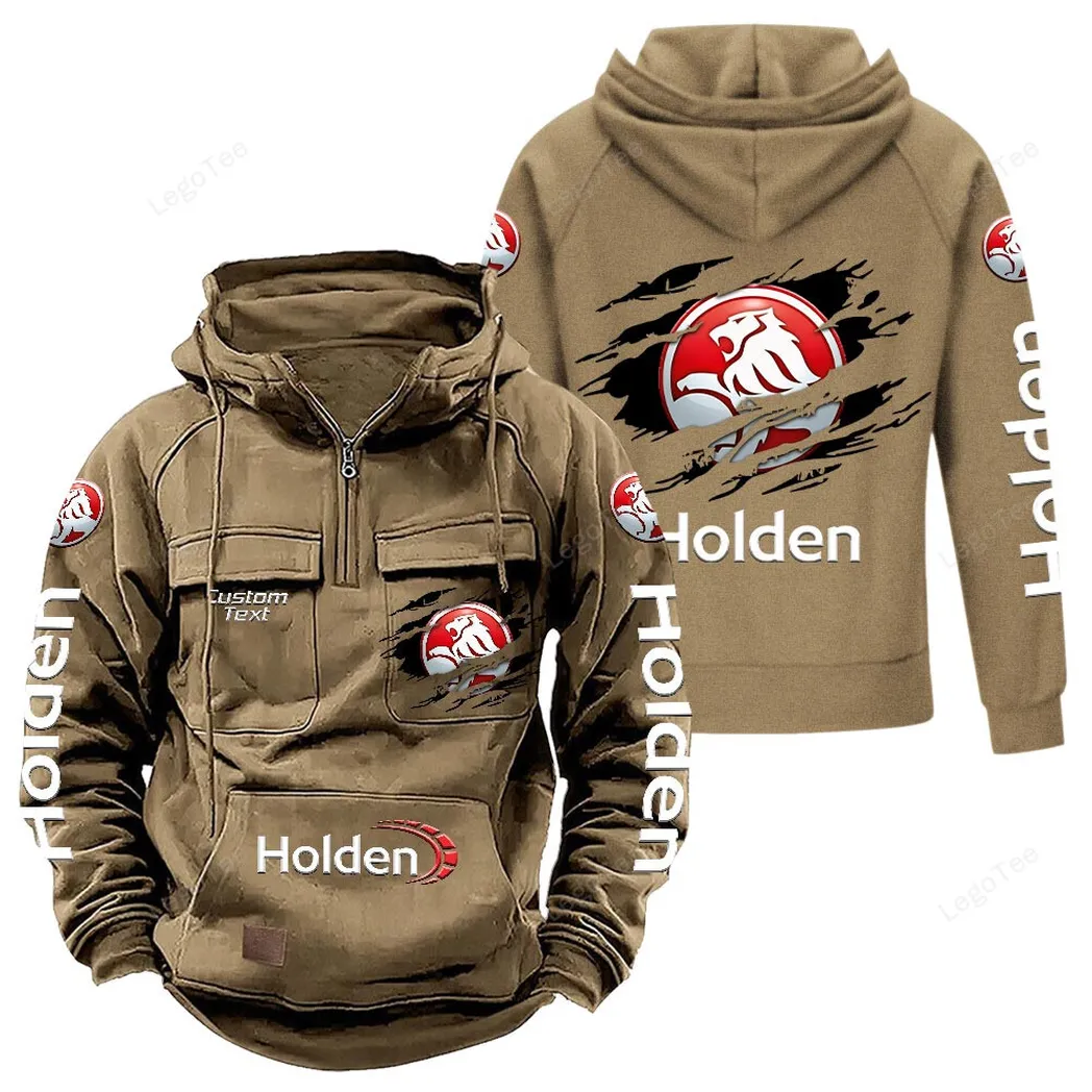 Sport Saloon Tactical Quarter-Zip Hoodie, Tuners' Tactical Quarter-Zip CAR122 - Khaki