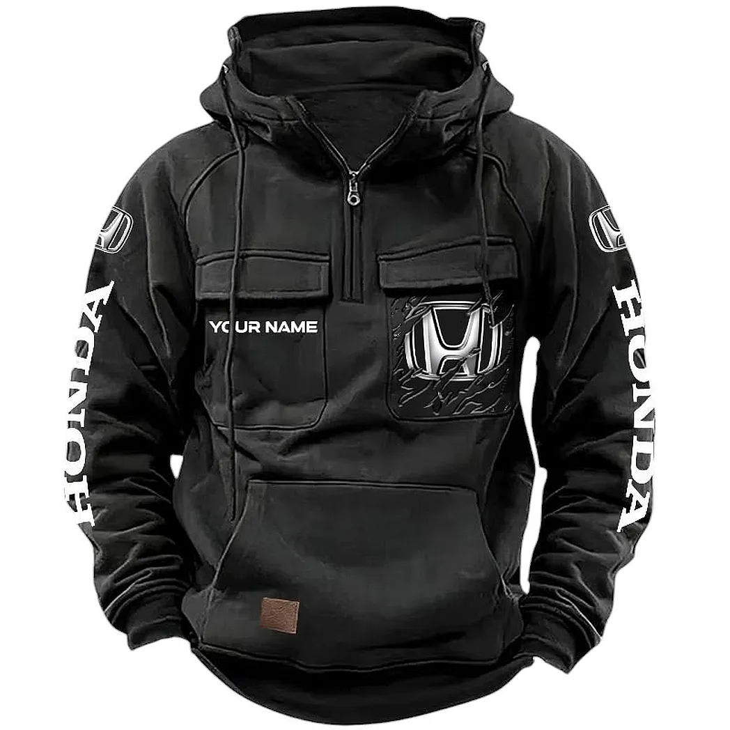 SUV Tactical Quarter-Zip Hoodie, Tuners' Tactical Quarter-Zip CAR164 - Black