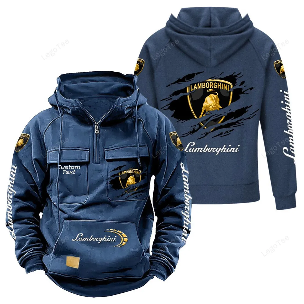Extreme Power Vehicle Tactical Quarter-Zip Hoodie, Tuners' Tactical Quarter-Zip CAR122 - Dark Blue