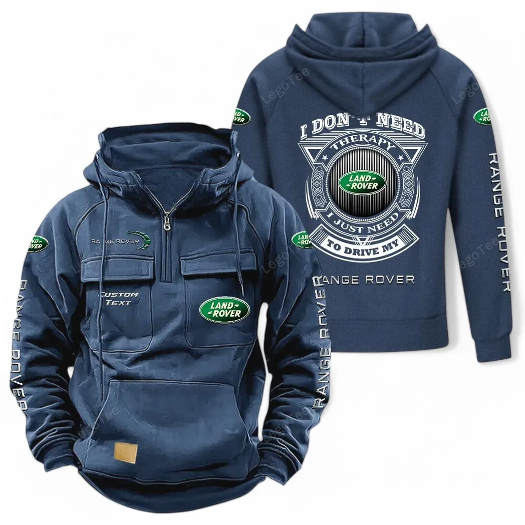 Adventure SUV Company Tactical Quarter-Zip Hoodie, Rugged Performance Quarter-Zip CAR106 - Dark Blue
