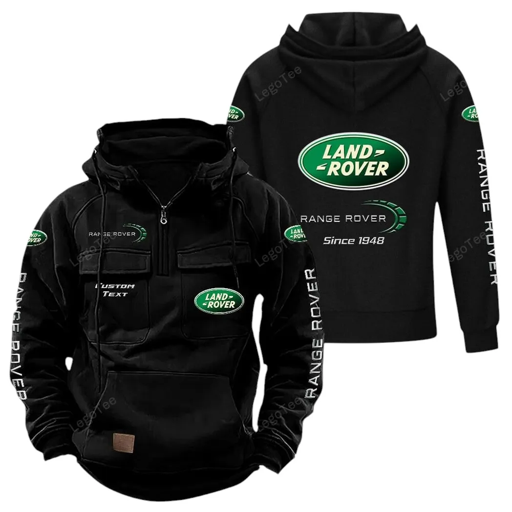 Adventure SUV Company Tactical Quarter-Zip Hoodie, Road-Ready Quarter-Zip Gear CAR960 - Black