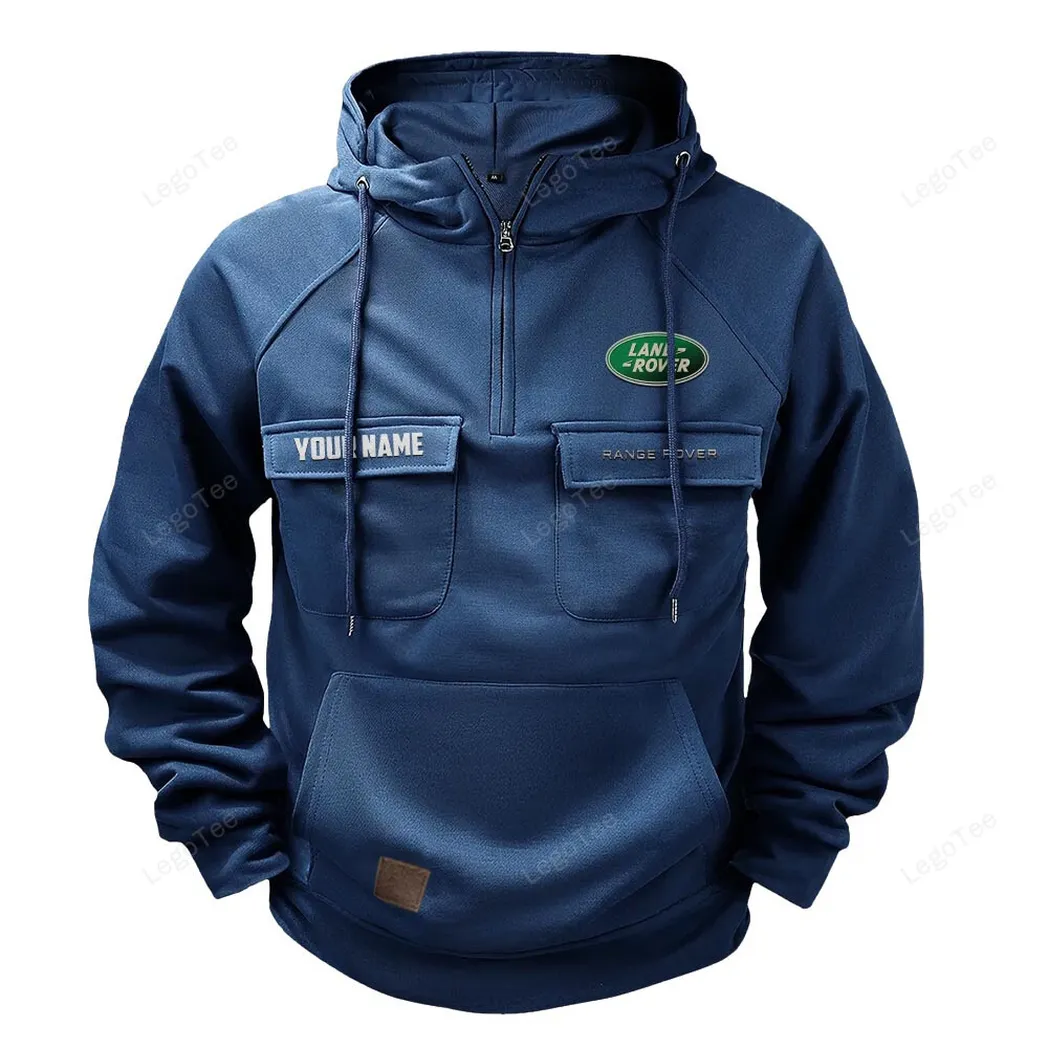Expedition Vehicle Brand Tactical Quarter-Zip Hoodie, Classic Rider Quarter-Zip CAR109 - Dark Blue