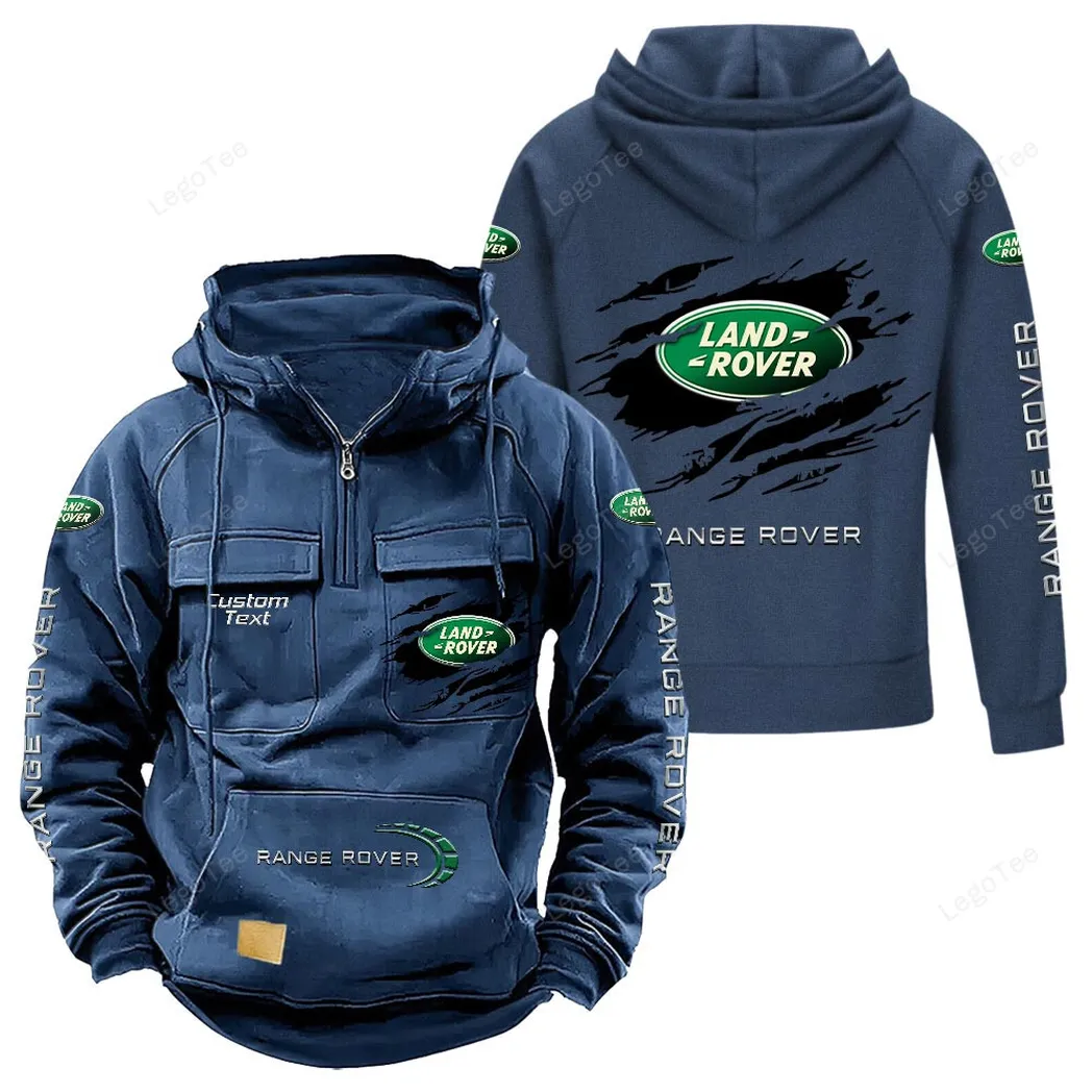 Adventure Utility Vehicle Company Tactical Quarter-Zip Hoodie, Racing Spirit Tactical Hoodie CAR122 - Dark Blue